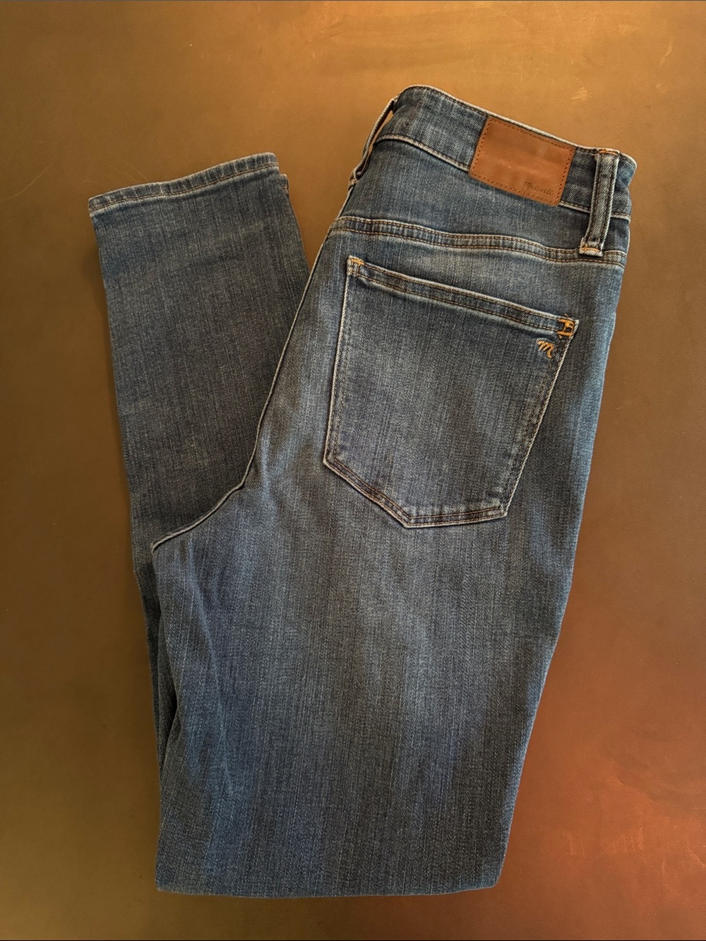 Madewell Medium Blue Straight Jeans